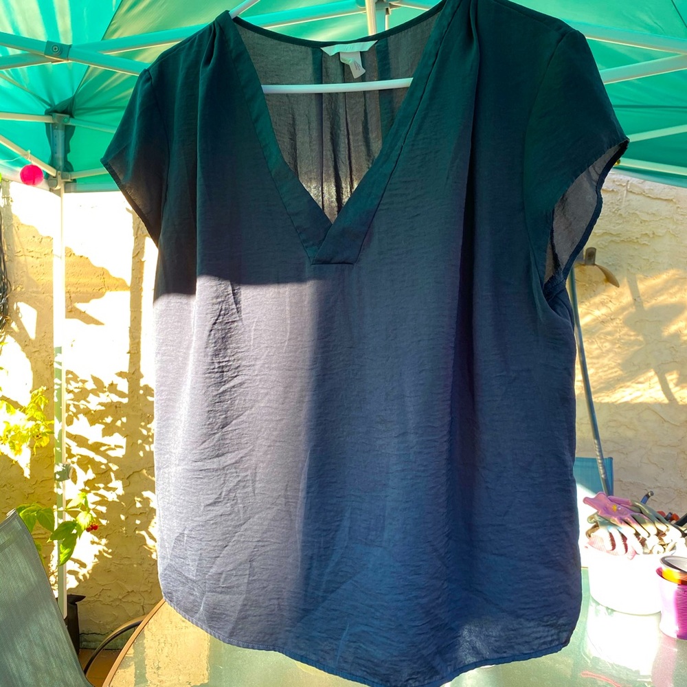 H&M Medium Blouse in Grey